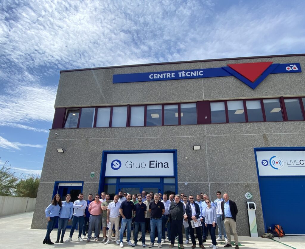 The parts distributors collaborating with Doyen Belux visited Grup Eina