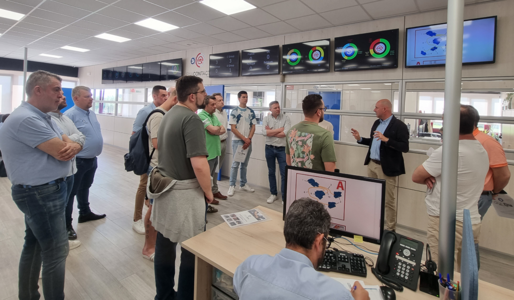 The parts distributors collaborating with Doyen Belux visited Grup Eina