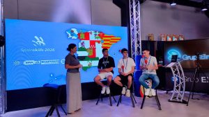 Visita ganadores SpainSkills automoción Grup Eina